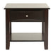 Simple Style Table With Shelf Home Essentials