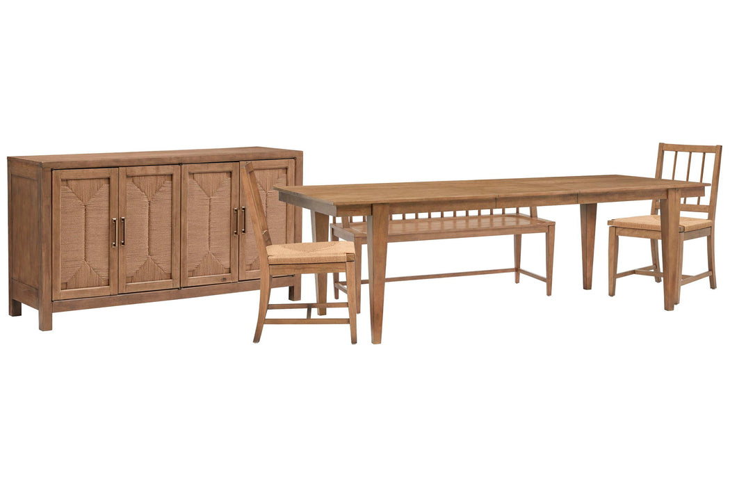 Lindon - Extendable Rectangular Dining Table Set Magnussen Furniture