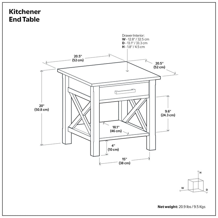 Kitchener - Handcrafted Table Simpli-Home