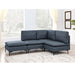 Upholstered Modular Sectional With Tall Legs, Medium Firm Seat Home Essentials