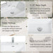 Bathin Freestanding Bathroom Vanity With Double Sinks, Bathroom Storage Vanity Cabinet With Stone Resin Countertop And Soft Close Drawers Home Essentials