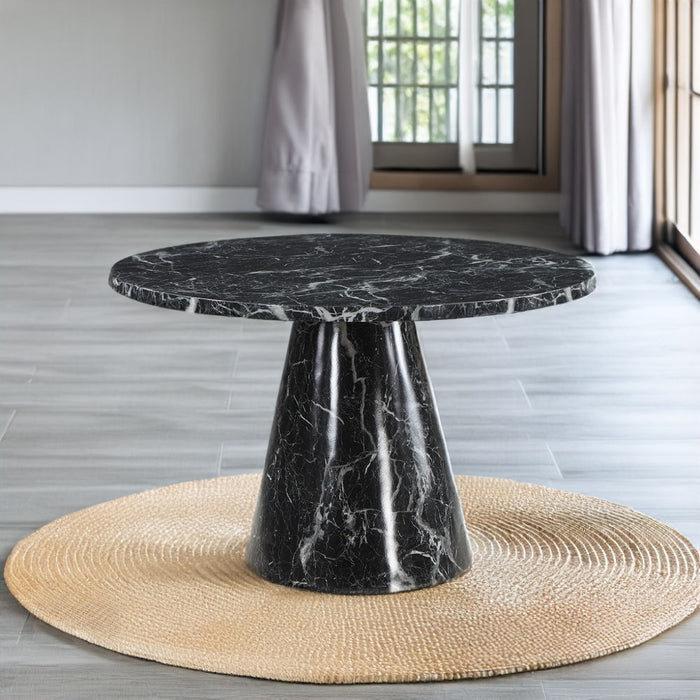 Hollis - Dining Table With Engineered Stone Top - Engineered Stone
