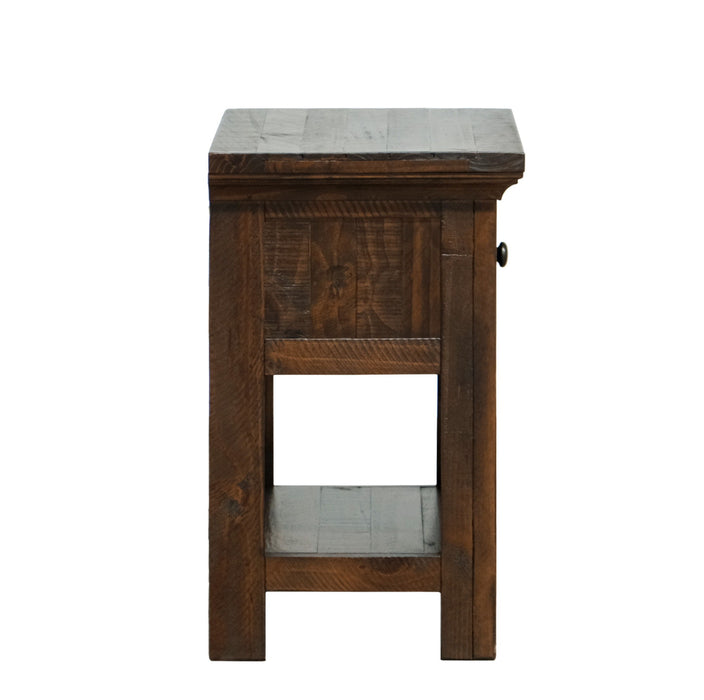 1 Drawer Nightstand - Brown Emerald Home