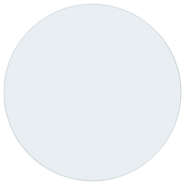 54" 10mm Round Clear Tempered Glass Top - Clear