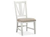 Heron Cove - Dining Side Chair With Upholstered Seat (Set of 2) - Chalk White Magnussen Furniture