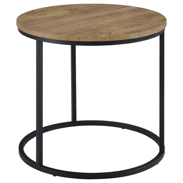 Arrize - Round Side End Table - Mango Color Furniture Max