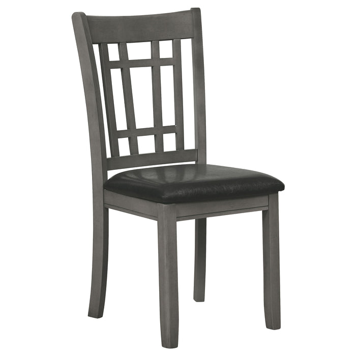 Lattice Back Side Chairs (Set of 2) Furniture Max