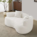 Modern Curved Loveseat Home Essentials