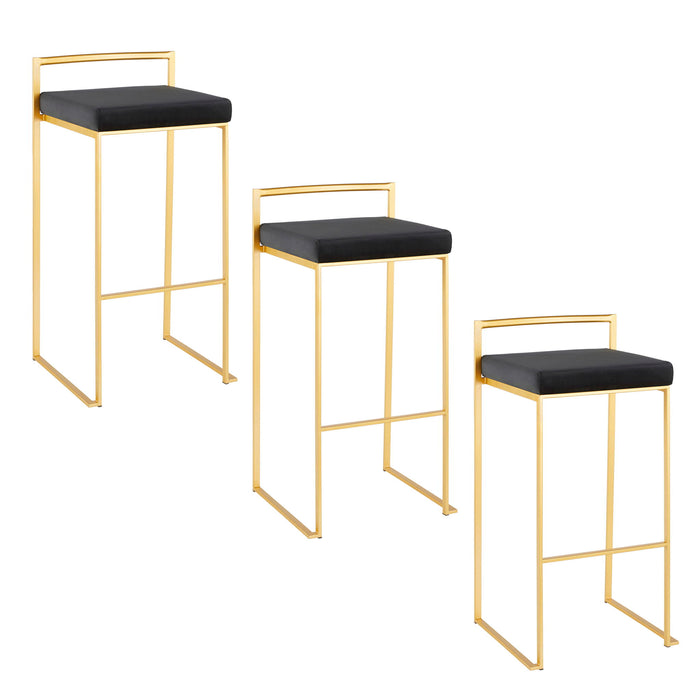 Fuji - Contemporary / Glam & Quality Construction Barstool Lumi Source