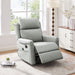 Manual Recliner Swivel Rocking Chair With 8 Point Massage And Heating Noble House