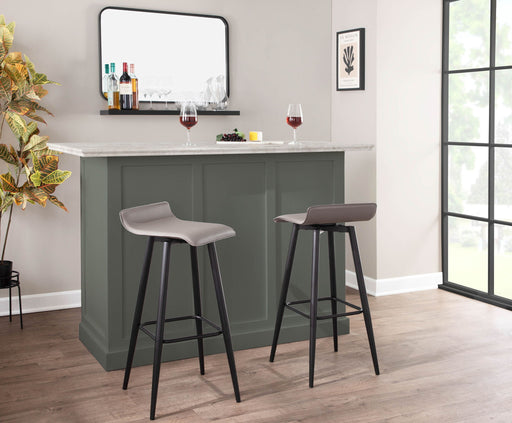 Ale - Contemporary Fixed Height Bar Stool (Set of 2) Lumi Source