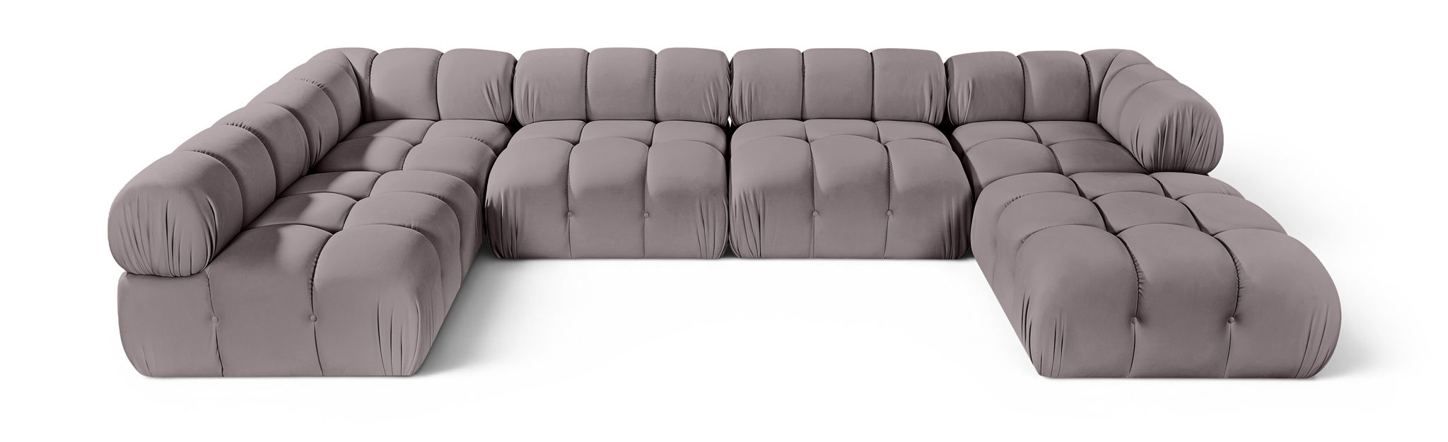 Orin - 6 Piece Modular Sectional (3 Modular Chairs, 2 Corner Chairs & Ottoman) Meridian Furniture