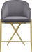 Xavier - Counter Stool with Gold Legs Meridian Furniture