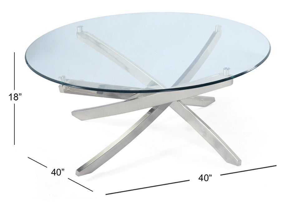 Zila - Round Cocktail Table Set Magnussen Furniture