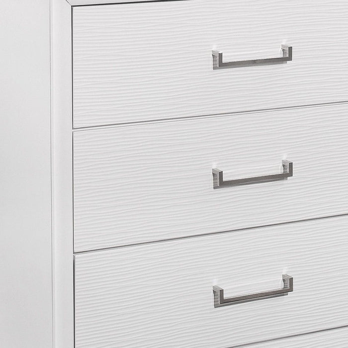 Chest With 6 Drawers - White