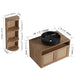 Bathroom Vanity & Art Sink And Storage Rack, Float Mounting Design Home Essentials