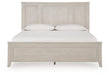 Darbonton - King Panel Storage Bed - Dove White Signature Design by Ashley®