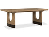 Tristan - Extendable Trestle Dining Table - Swiss Coffee Magnussen Furniture