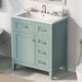 Modern Bathroom Vanity With Sink Combo, 3 Drawers, Undermount Drop-In Sink Hearth and Haven