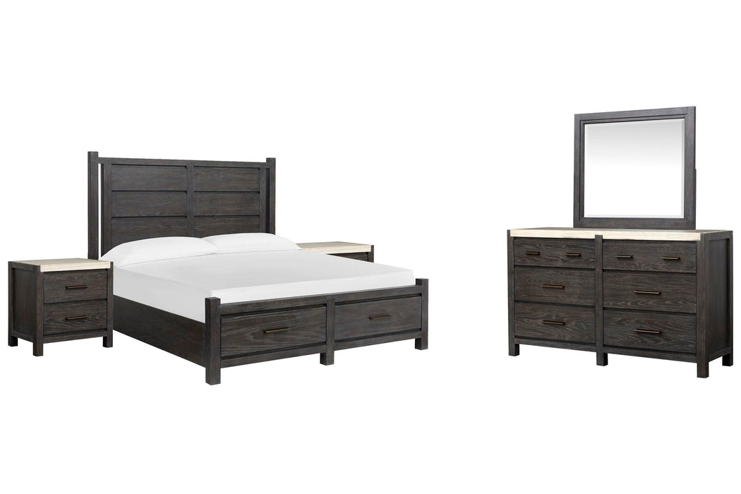 Plum Creek - Panel Storage Bedroom Set Magnussen Furniture