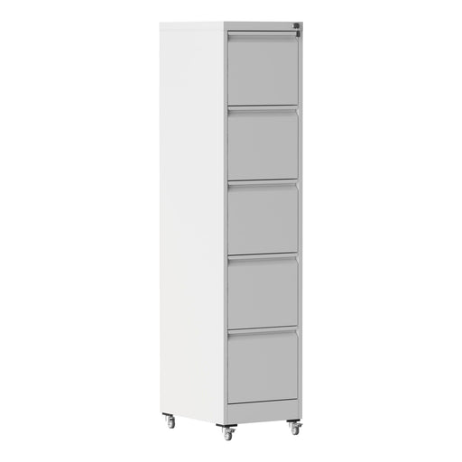 Drawer Metal Locking Vertical File Cabinet With Wheels Heavy Duty Lockable Storage Home Essentials