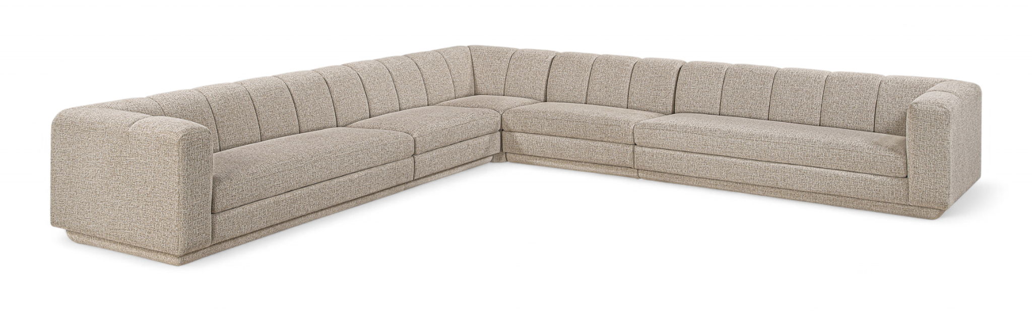 Modari - Sectional - Beige Meridian Furniture