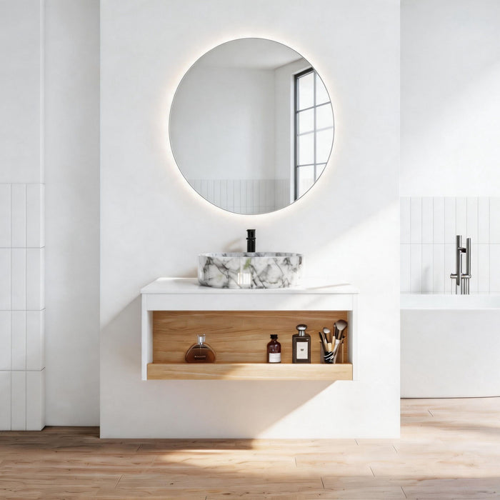 Floating Bathroom Vanity With Vessel Sink Home Essentials