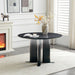 Round Dining Table With Cross Base, Modern Home Furniture Home Essentials