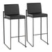 Fuji - Contemporary High Back Barstool Elegant Design Lumi Source