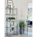 Colfax - 5 Shelf Bookshelf - Clear Furniture Max