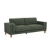 Upholstered Square Arm Sofa - Dark Green Home Essentials