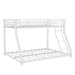 Twin Over Full Bunk Bed - White Home Essentials