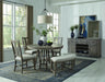 Paxton Place - Curved Bench With Upholstered Seat - Dovetail Gray Magnussen Furniture