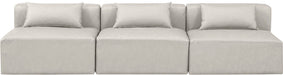 Cube - Modular 3 Seat Armless Sofa Meridian Furniture
