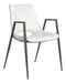Desi - Dining Chair Walnut Legs (Set of 2) Zuo Modern