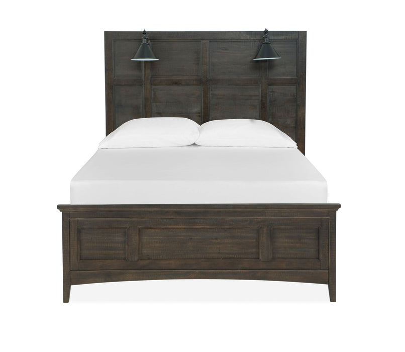 Westley Falls - Complete Lamp Panel Bed With Regular Rails Magnussen Furniture