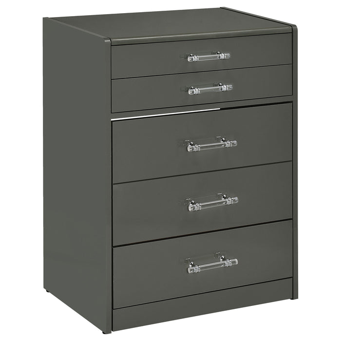 Ayuba - 3 Drawer Makeup Vanity Table With Mirror And Stool Furniture Max