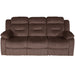 Modern Recliner Sofa With Pillow Arms, Plush Backrest, Horizontal Tufting, USB Charging Port Home Essentials