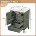 Modern Bathroom Vanity With Sink, Soft Close Doors, 3 Drawers Hearth and Haven