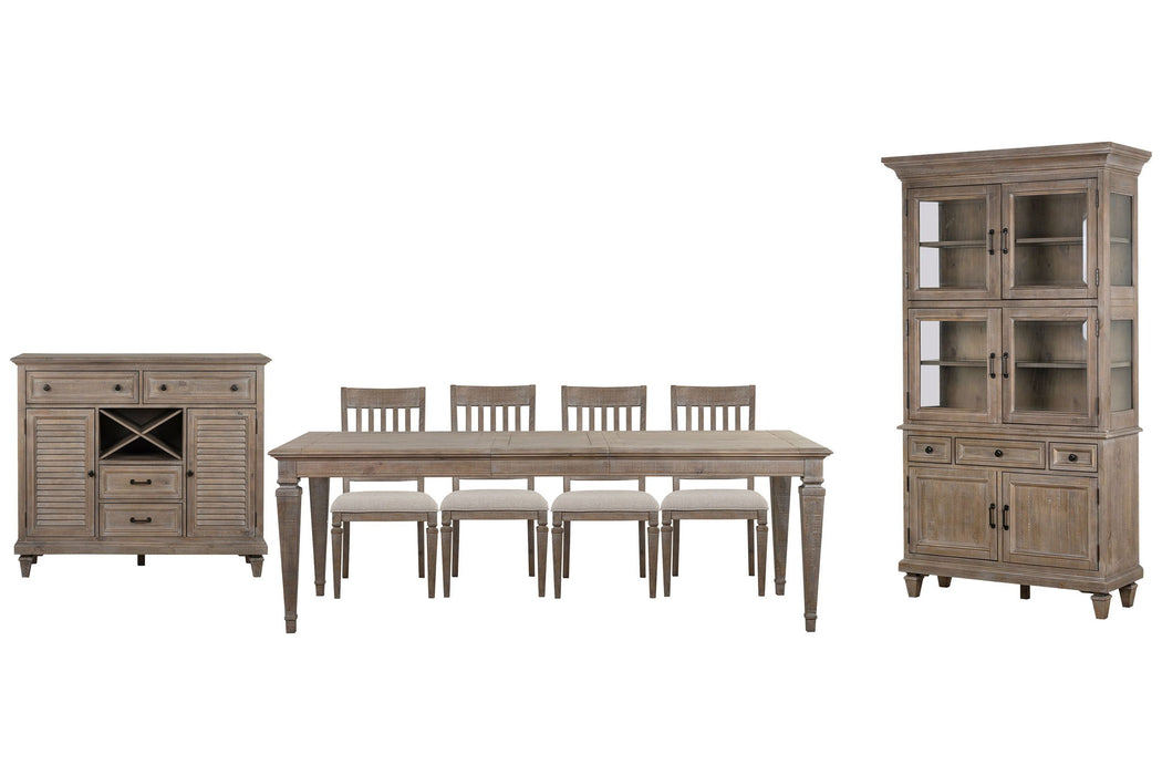 Lancaster - 7 Piece Extendable Rectangular Dining Table Set Magnussen Furniture