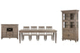 Lancaster - 7 Piece Extendable Rectangular Dining Table Set Magnussen Furniture