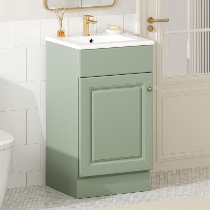 Bathroom Vanity With Sink, Cabinet With Adjustable Shelf