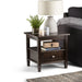 Warm Shaker - End Table - Tobacco Brown Simpli-Home