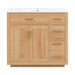 Bathroom Vanity & Sink, Soft Close Doors & Drawers - Wood Hearth and Haven