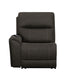 Gaia - LAF Recliner With Power Headrest, Footrest, Massage, Heat - Sable New Classic