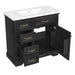 Modern Bathroom Vanity With Sink Top, 4 Drawers And 1 Soft-Close Door Hearth and Haven