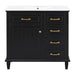 Modern Bathroom Vanity With Sink Top, Flip Drawers, Adjustable Shelf Hearth and Haven