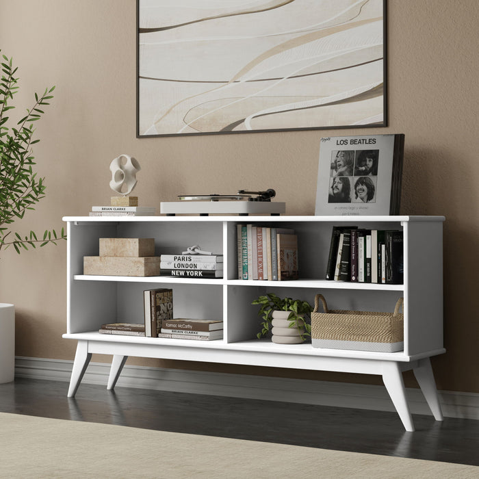 Draper - Handcrafted Low Bookcase Simpli-Home