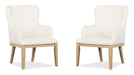 Somerset - Dining Arm Chair With Upholstered Seat & Back (Set of 2) - Butternut and Omari Natural Magnussen Furniture