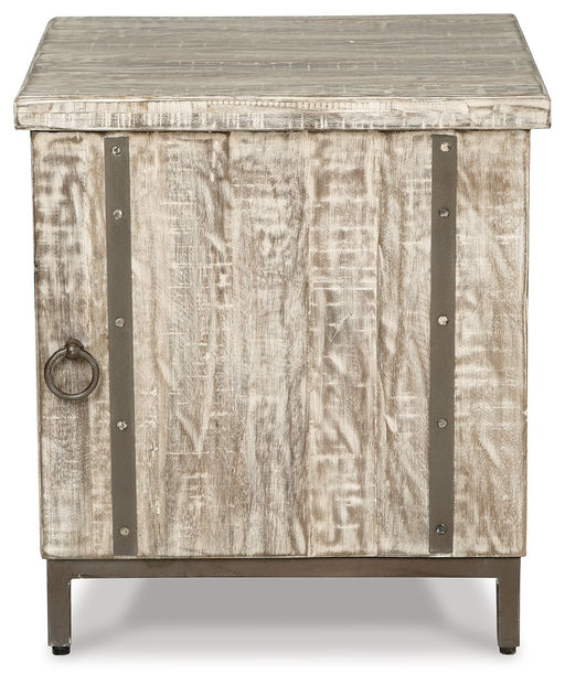 Laddford - Accent Cabinet - Shelf - Whitewash Signature Design by Ashley®